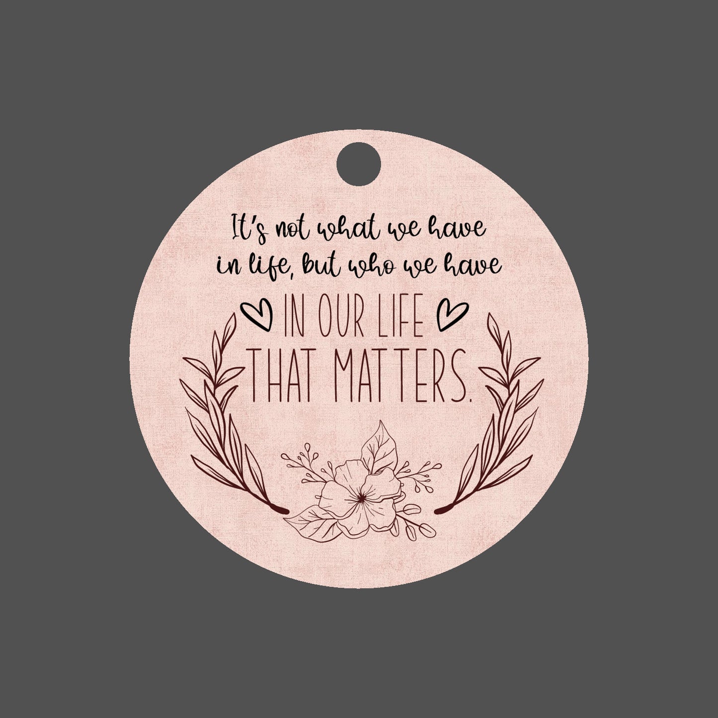 Beyond Possessions, Treasured Bonds Ornament, A Timeless Celebration of Life's True Wealth