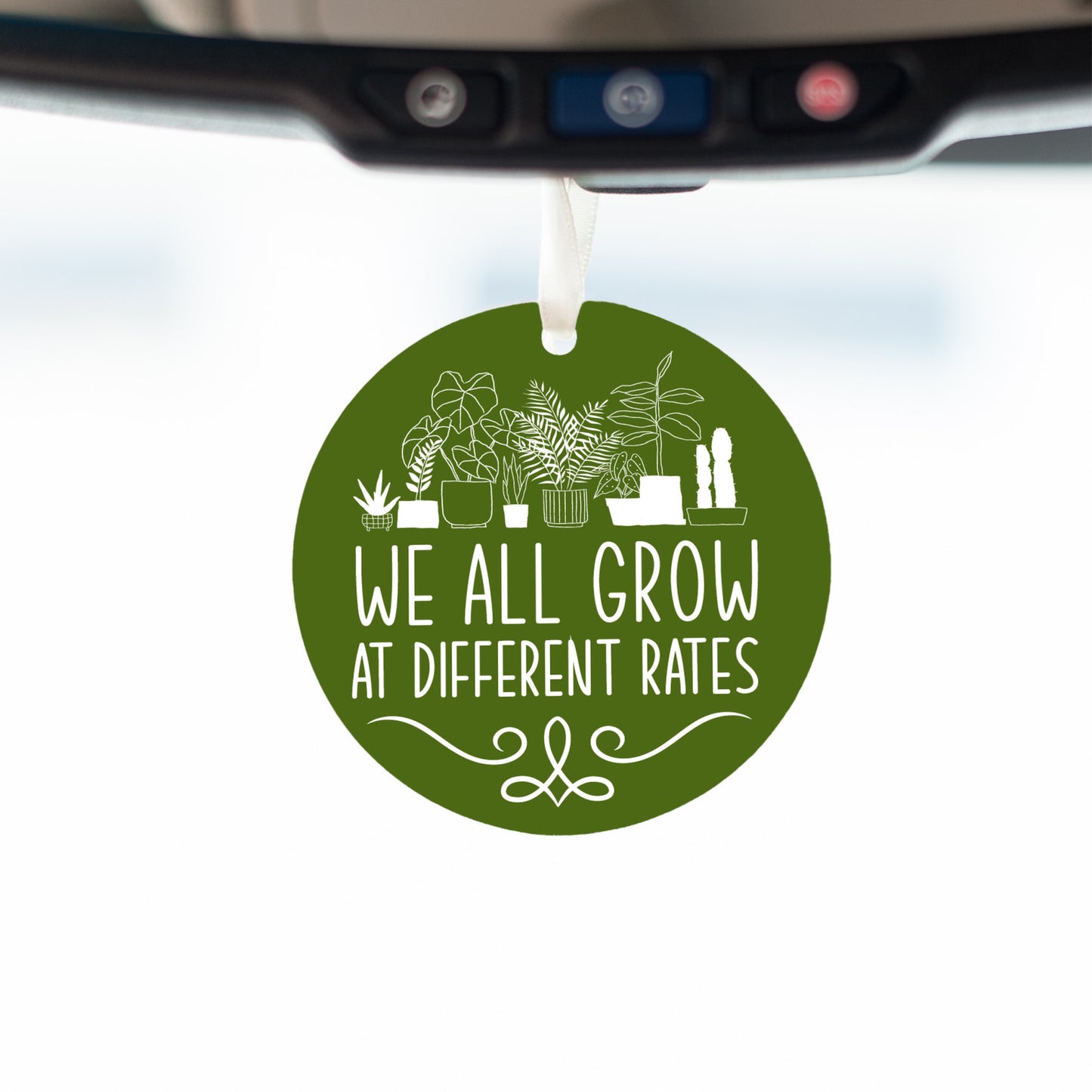 Nurturing Growth, We All Grow at Different Rates, Teacher Inspirational Ornament