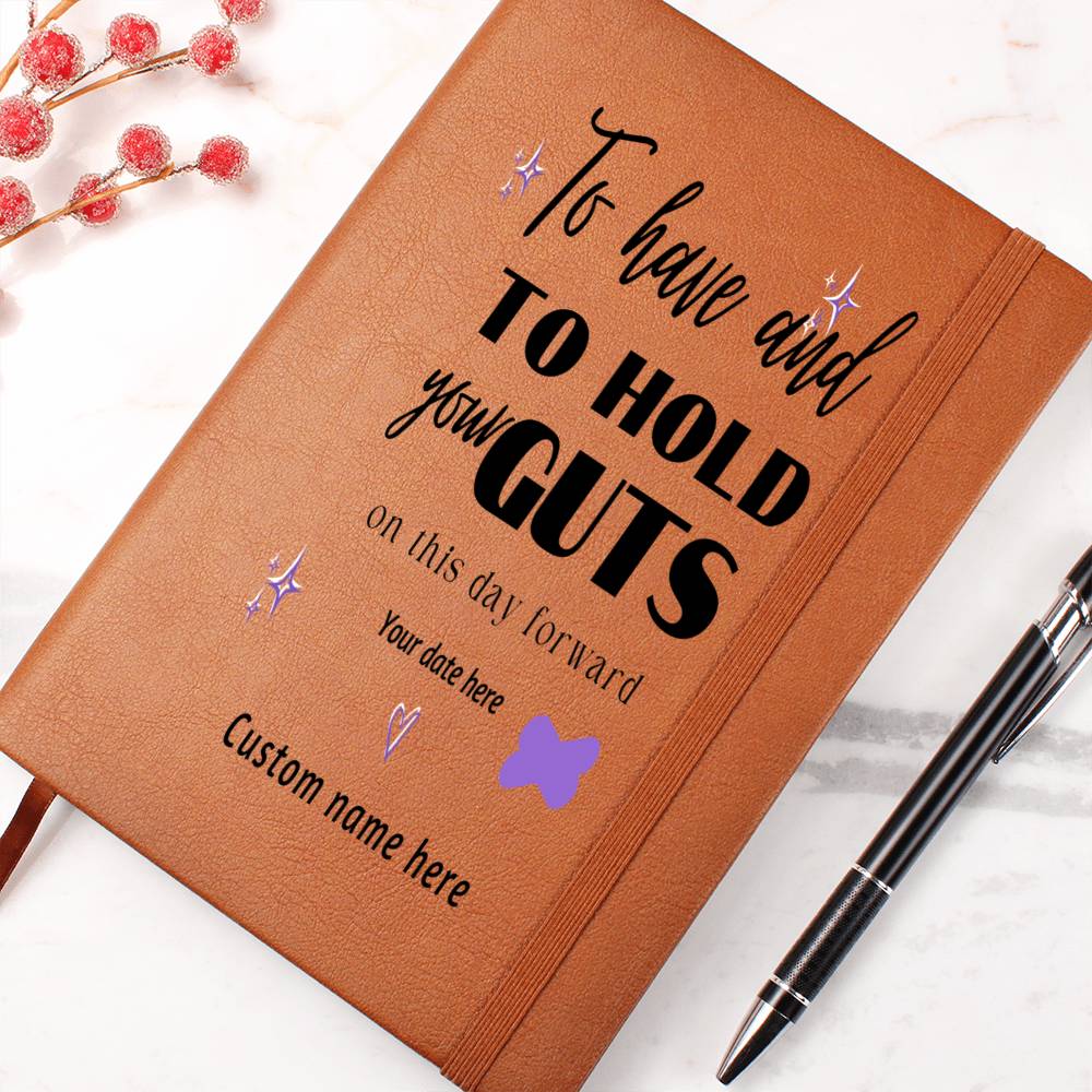 Custom Bridal Shower Gift, Personalized Bride Journal, Minimalist Bridesmaid Gift