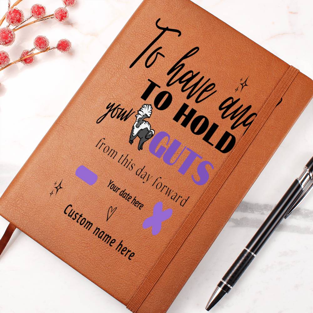 Custom Minimalist Bride Journal, Sturdy Leather Journal for Groom