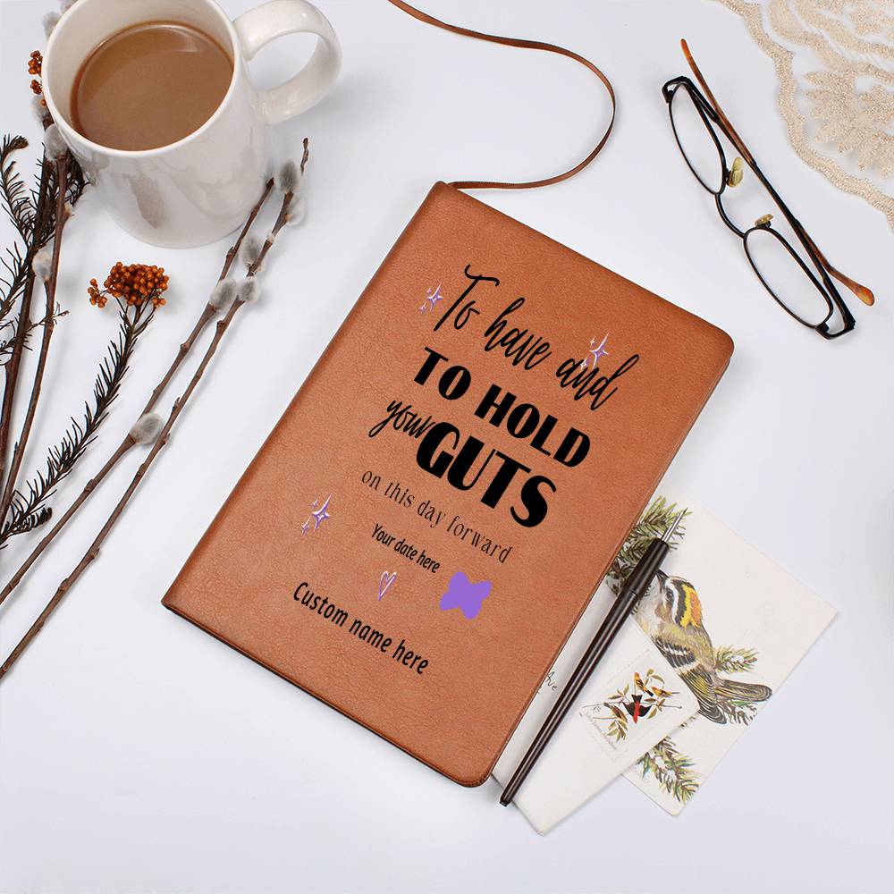 Custom Bridal Shower Gift, Personalized Bride Journal, Minimalist Bridesmaid Gift