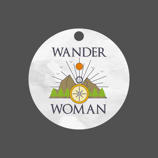 Wander Woman, Embrace the Adventure with this Travel-inspired Ornament
