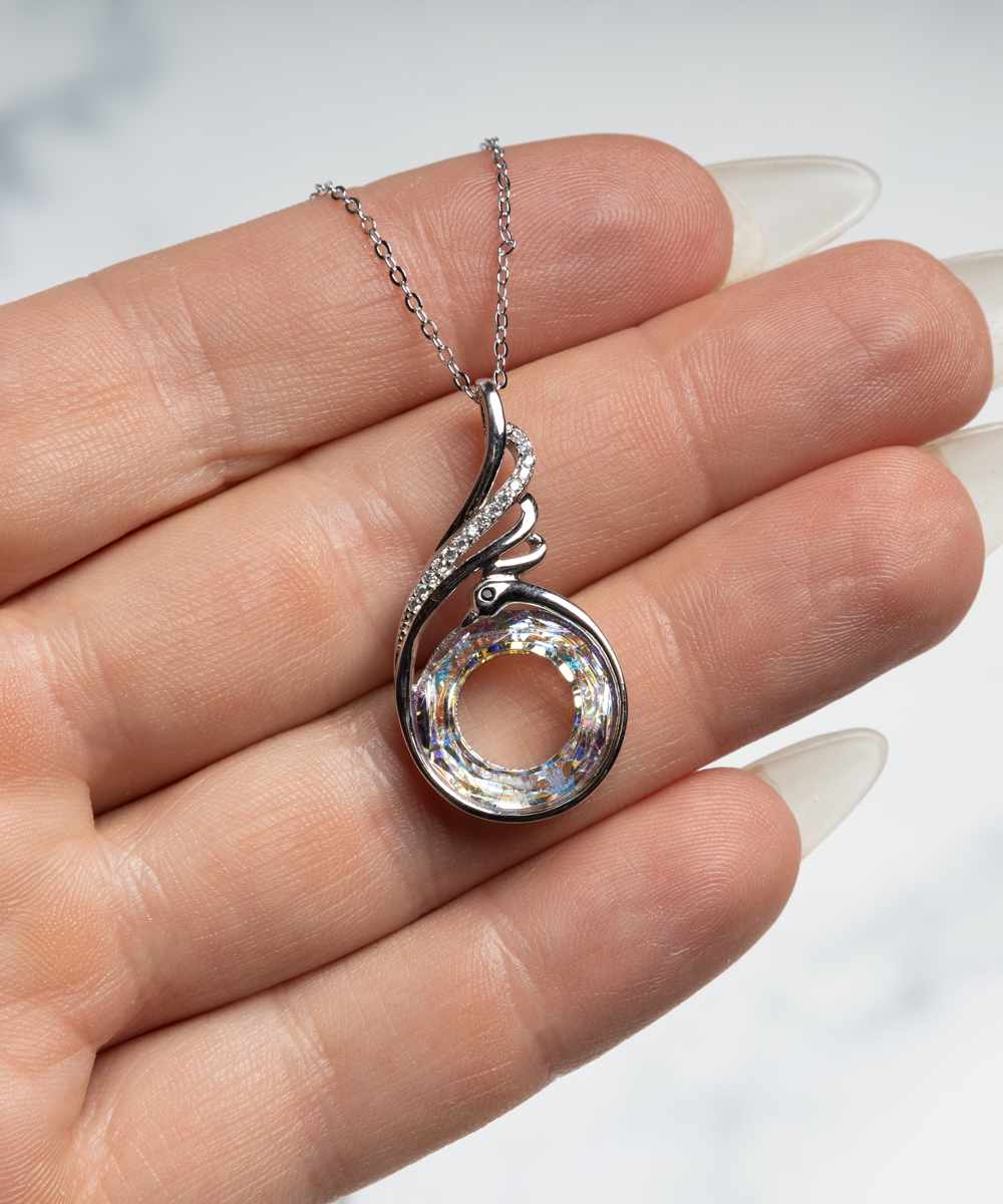 Rising Phoenix Necklace Gift, Dainty Phoenix Jewelry Gift, Necklace Ideas for Her, Gift for Her