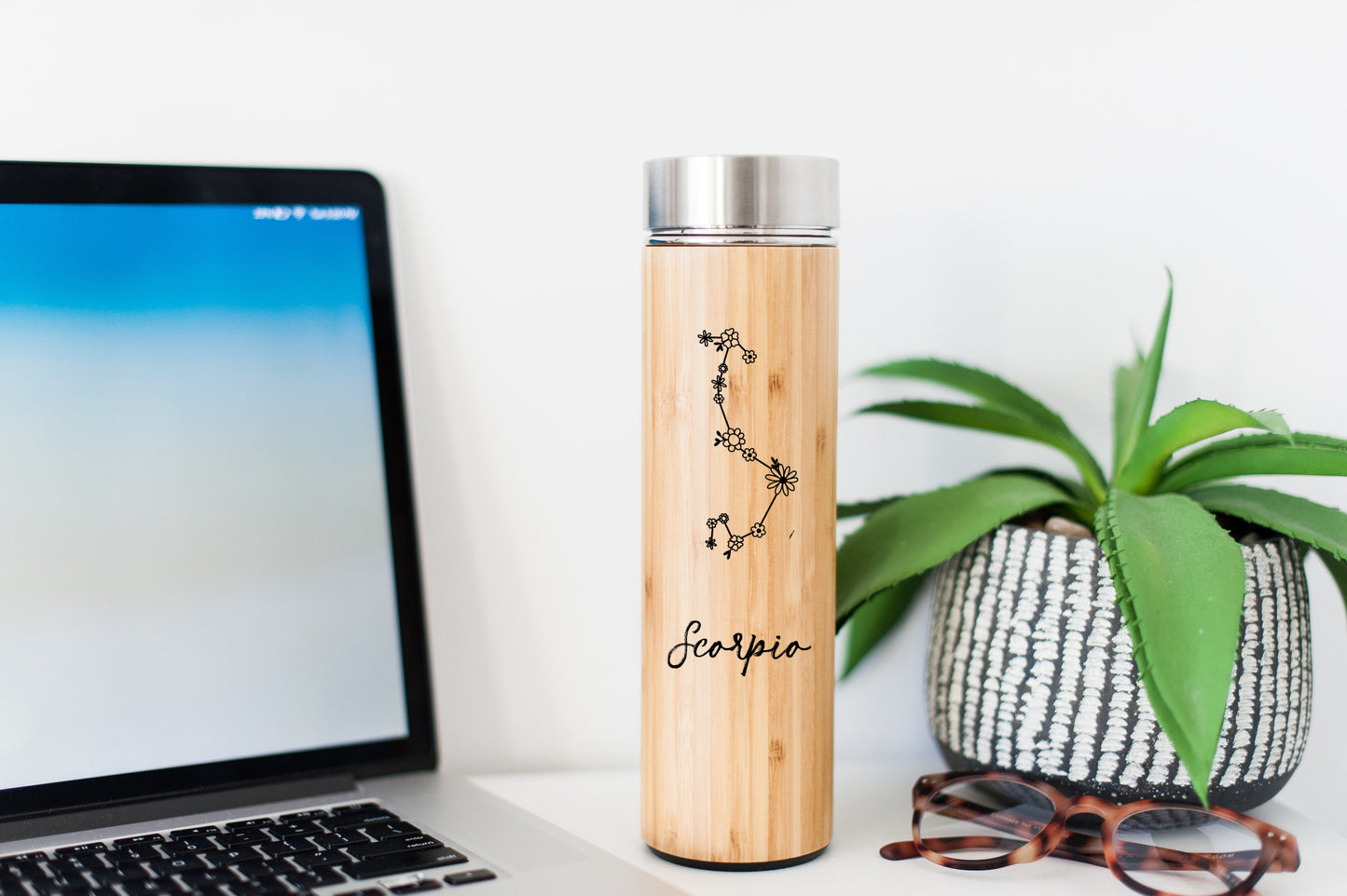 Scorpio Zodiac Sign Water Bottle